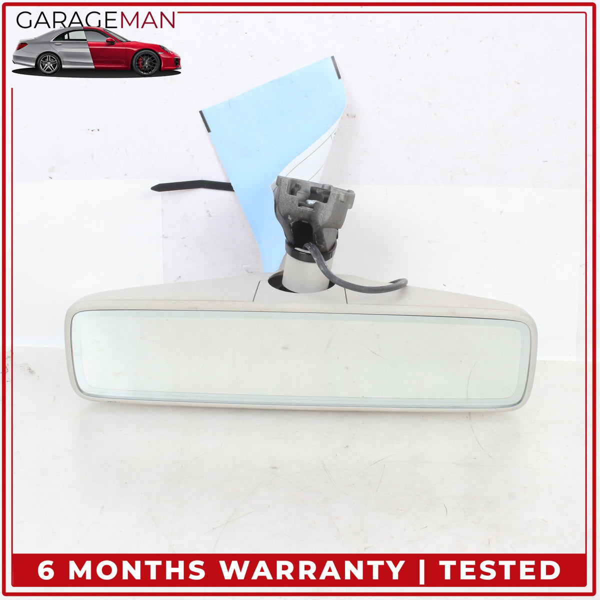 2017-2023 Mercedes W213 E300 Front Upper Windshield Rear View Mirror Gray OEM