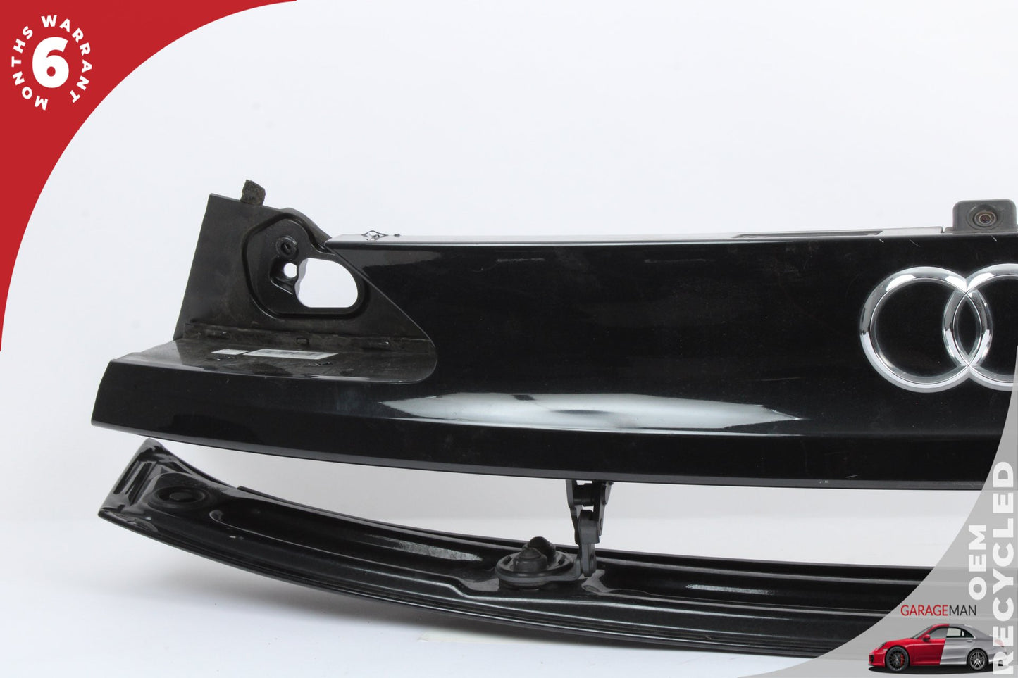 2012-2018 Audi A7 Rear Tailgate Trunk Lid Spoiler Assembly Black 4G8827086D OEM