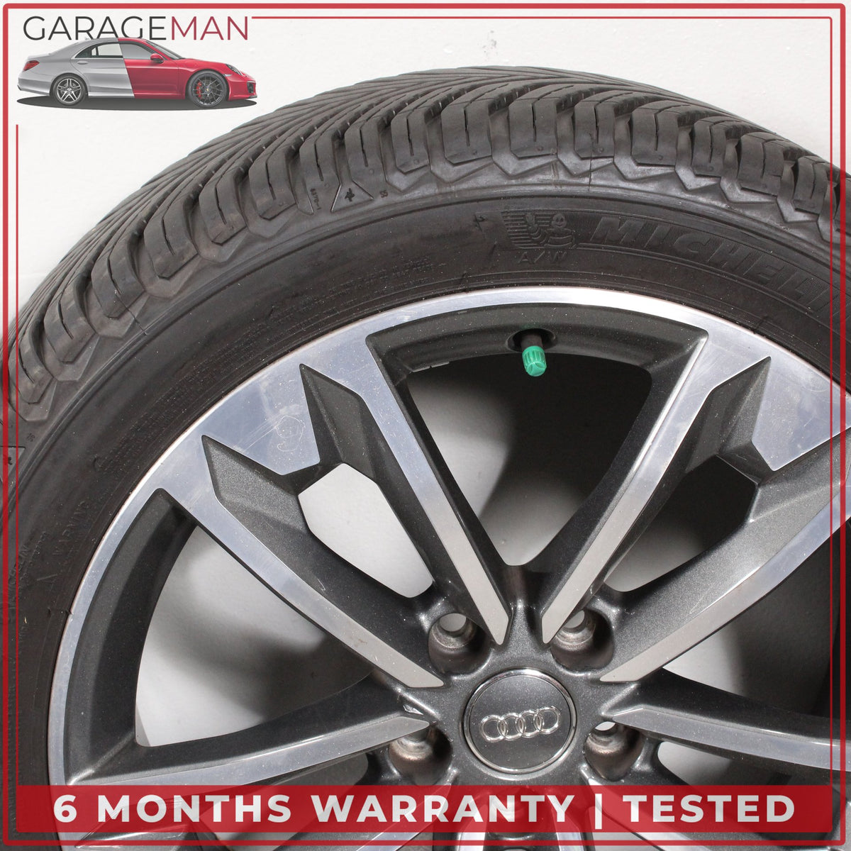 2017-2025 Audi A4 Allroad B9 Wheel Rim w/ Michelin Tire Set 7.5JX18H2 ET29 OEM