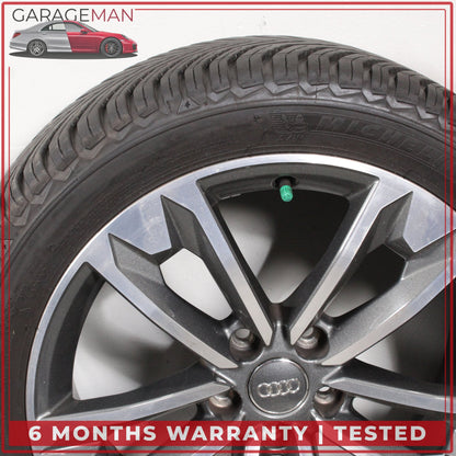 2017-2025 Audi A4 Allroad B9 Wheel Rim w/ Michelin Tire Set 7.5JX18H2 ET29 OEM
