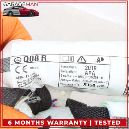 2015-2020 Mercedes X156 GLA250 Right Side Upper Roof Curtain Air Bag Airbag OEM