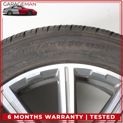 2017-2025 Audi Q7 SQ7 10 Spoke Wheel Rim w/ Tire 9JX20H2 ET33 4M0601025AD OEM