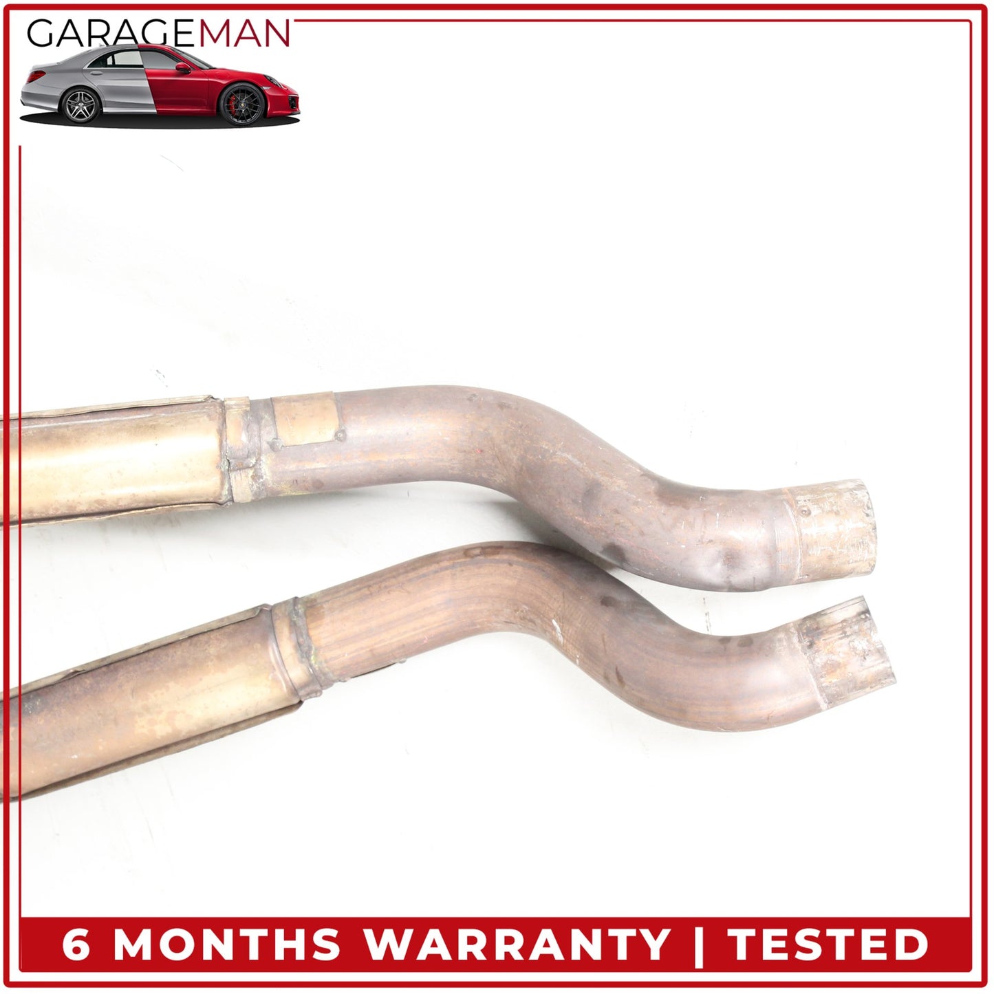 2004-2019 Maserati GranTurismo M145 Left and Right Side Exhaust Downpipe Set OEM