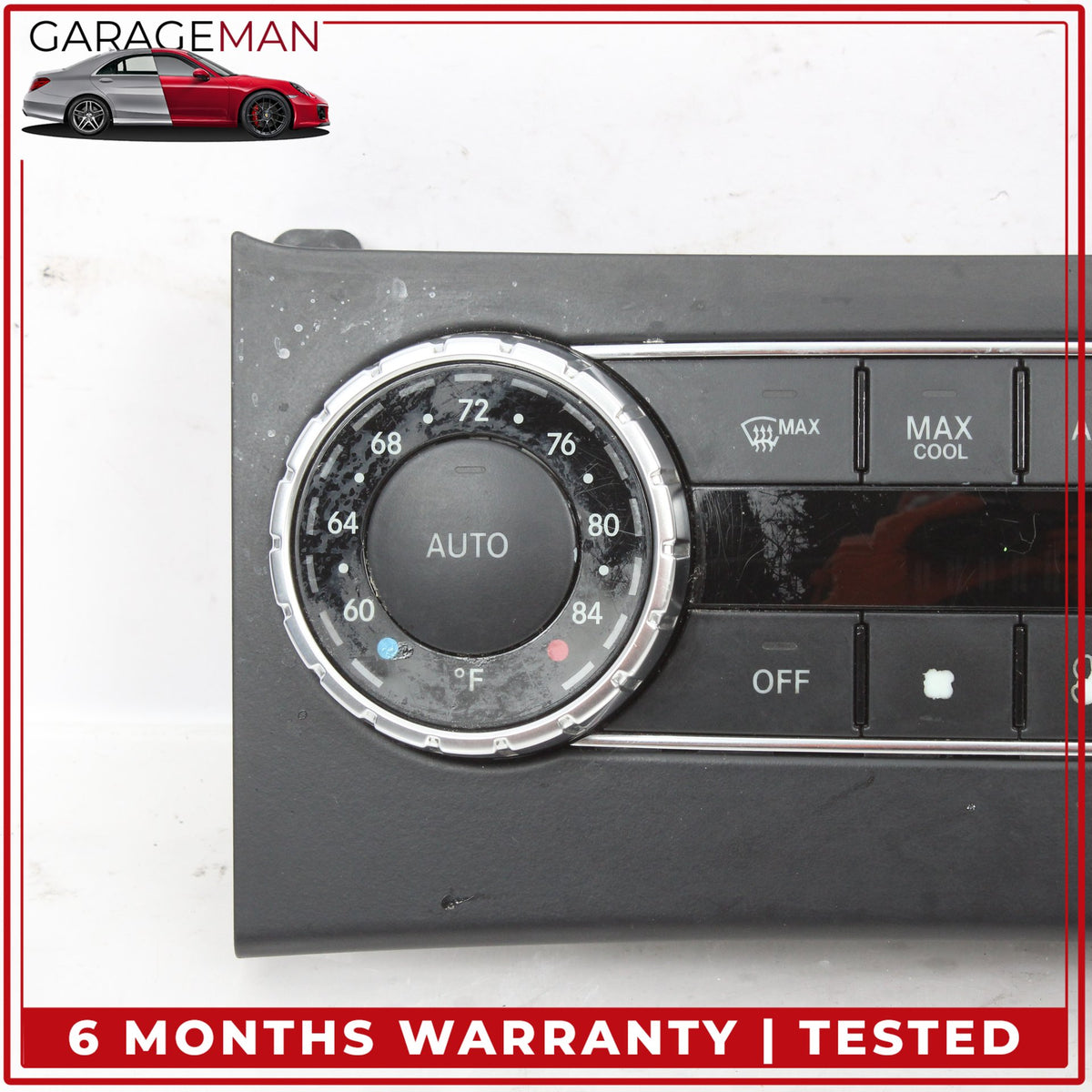 2012-2015 Mercedes W204 C250 A/C Heater Climate Control Switch Panel w/ Trim OEM
