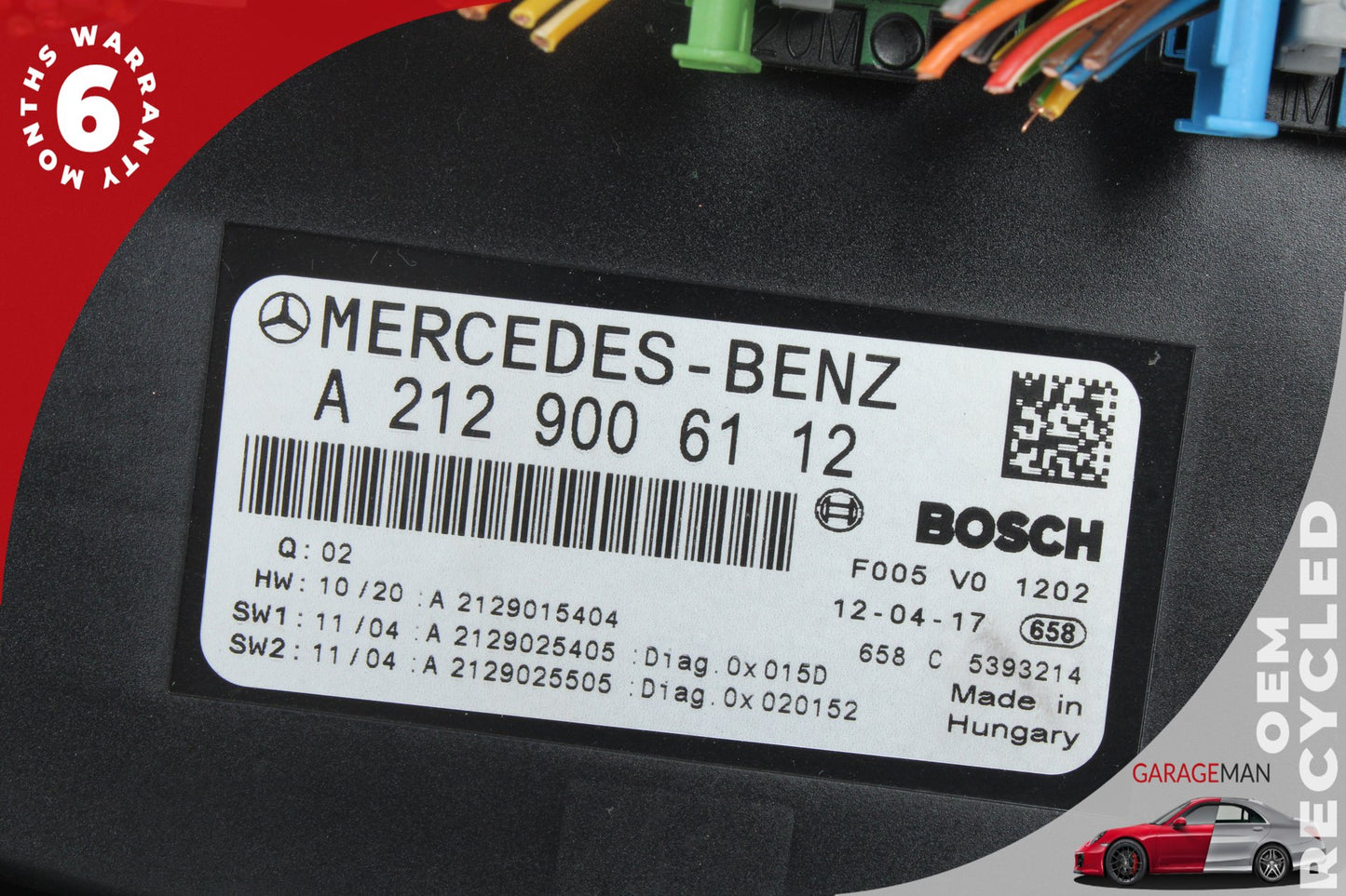 2010-2020 Mercedes W218 CLS550 Front SAM Module Relay Fuse Box 2129006112 OEM