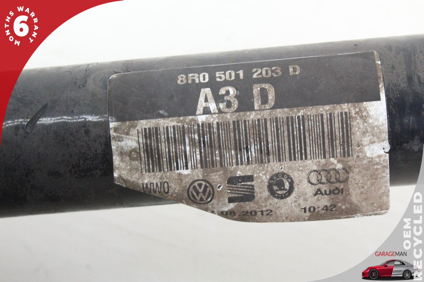 2011-2018 Audi A8 S7 A7 A6 S6 S8 Rear Left Side CV Axle Shaft 8R0501203D OEM