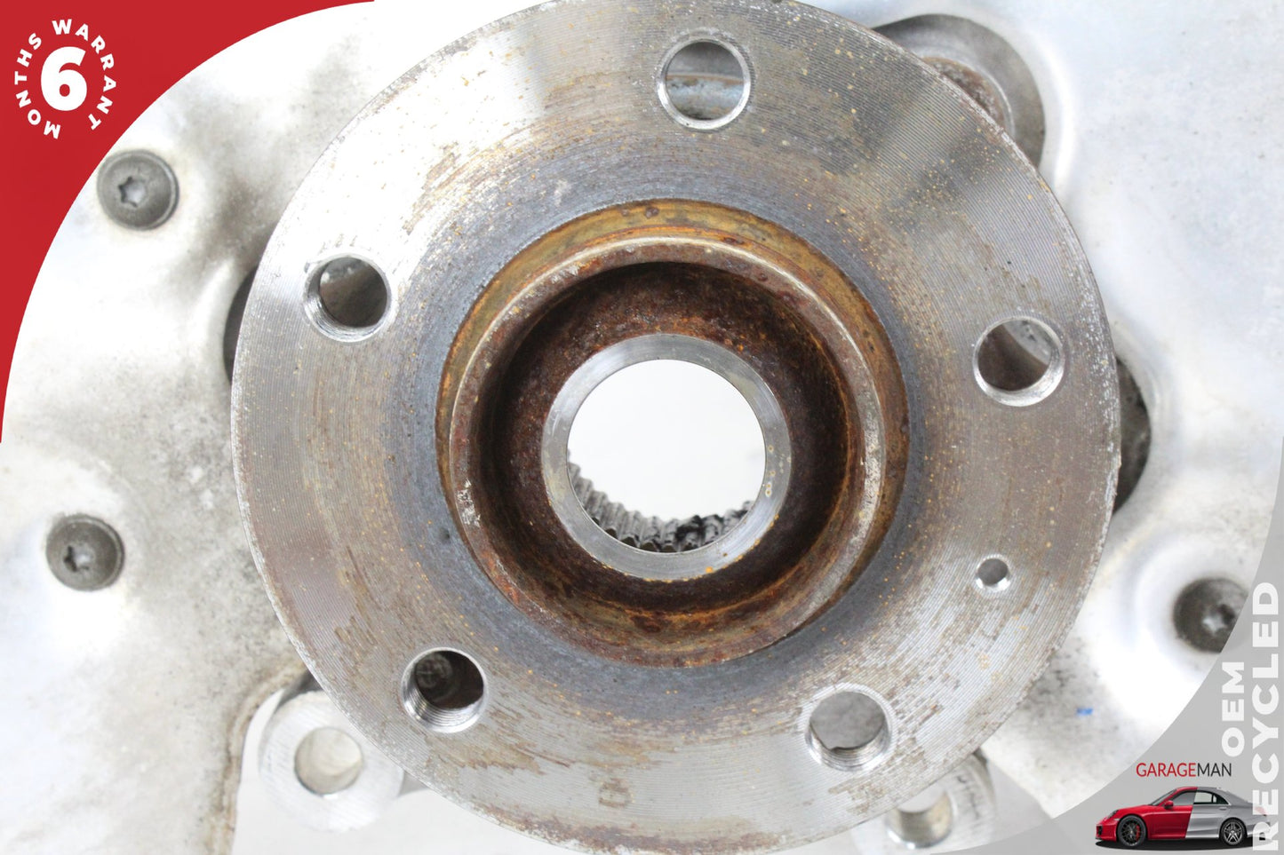 2009-2018 Audi A6 C7 AWD Rear Left Spindle Knuckle Wheel Hub 8K0505435AB OEM