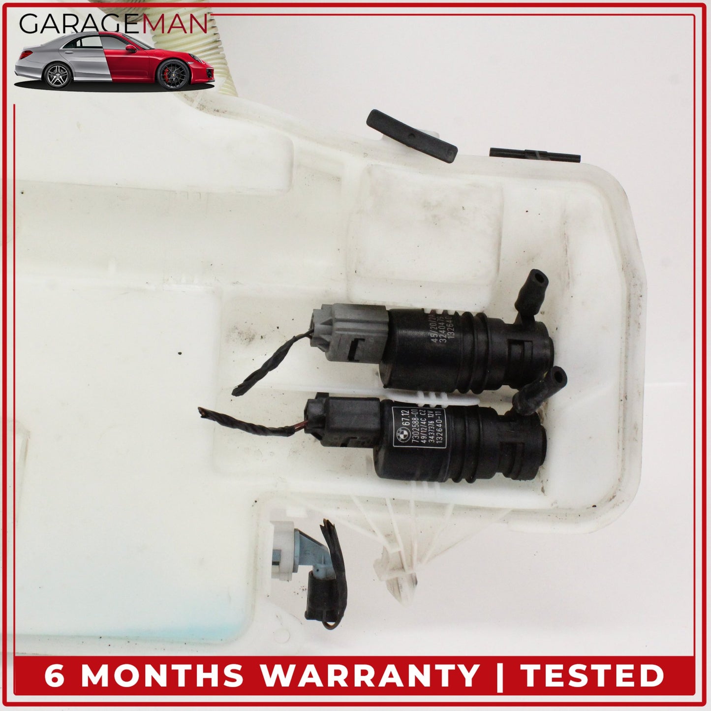 2012-2015 BMW X1 E84 SUV Windshield Washer Fluid Reservoir Tank 7068998 OEM