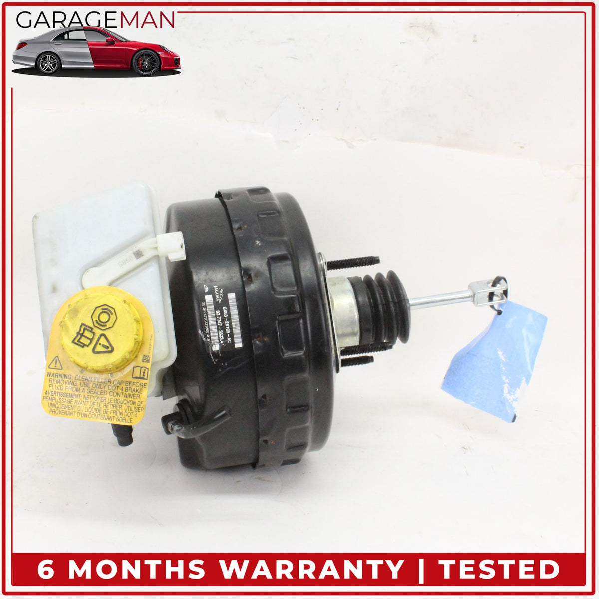 2016-2018 Jaguar F-Type X152 Power Brake Booster Master Cylinder GX532B195AC OEM