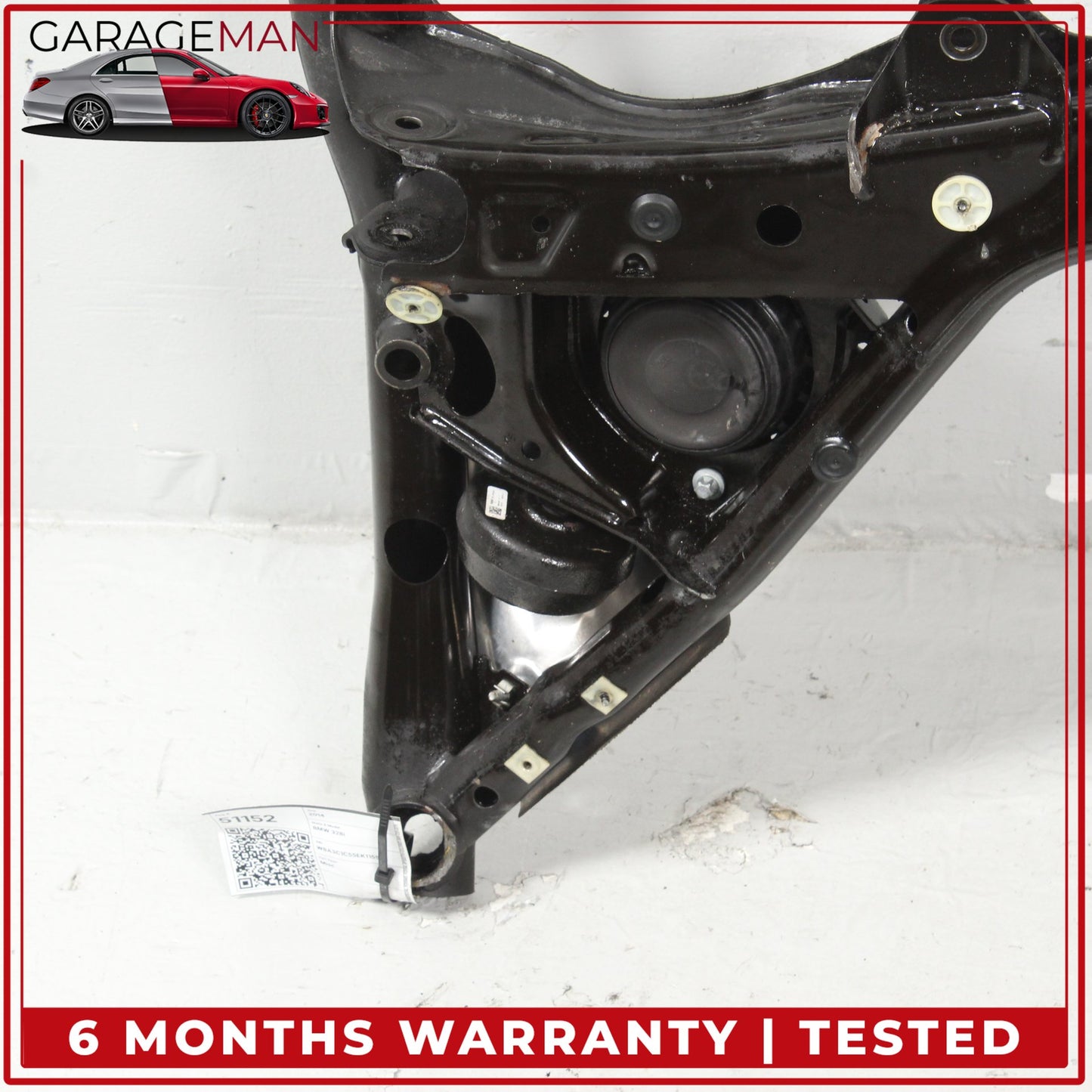 2012-2018 BMW 328i F30 RWD Front Subframe Crossmember 6872118 OEM