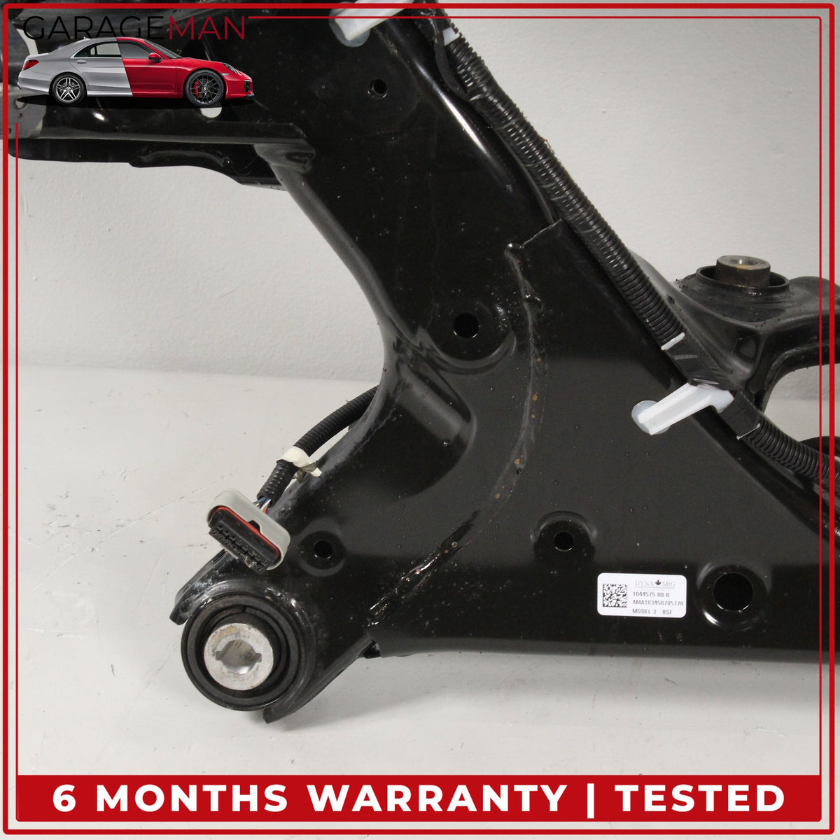 2017-2023 Tesla Model 3 Rear Subframe Crossmember w/ Sway Bar 104457500B OEM