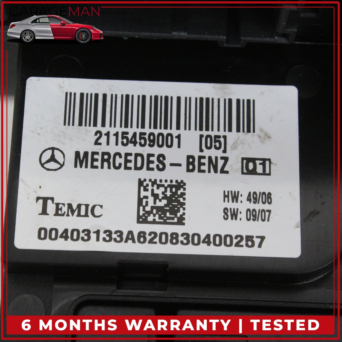 2003-2009 Mercedes W211 E350 E320 Front SAM Module Relay Fuse Box 2115459001 OEM