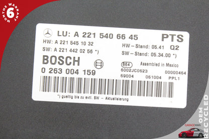 2007-2008 Mercedes W221 S550 Parktronic Control Module PDC 2215406645 OEM