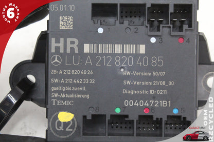 2008-2015 Mercedes W204 C300 Rear Right Side Door Control Module 2128204085 OEM