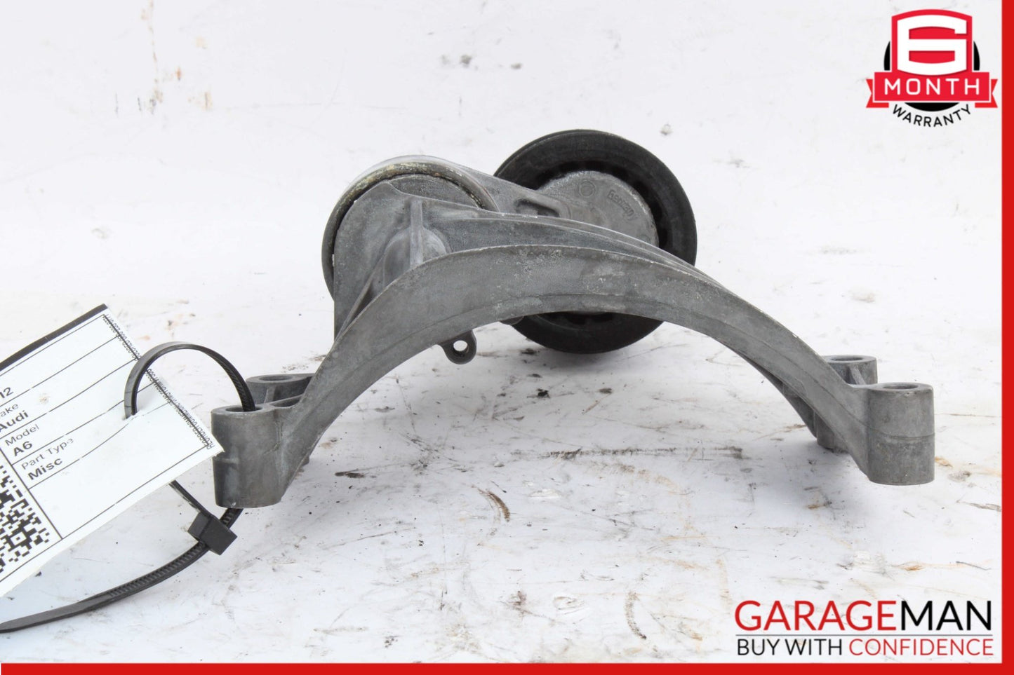 2009-2017 Audi A6 C7 Engine Alternator Support Bracket w/ Pulley 06E903143D