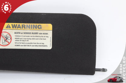 2002-2005 Ford Thunderbird Front Left Side Sun Visor Black 1W637604132ACW OEM