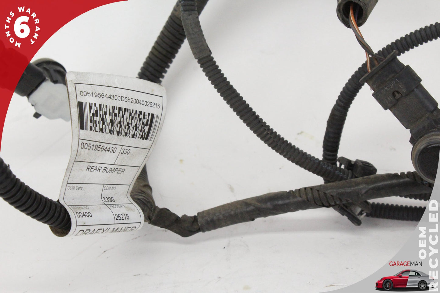 2014-2017 Fiat 500L Bumper Parking Sensors w/ Wire Wiring Harness 735643800 OEM