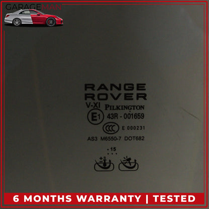 2013-2022 Land Rover Range Rover L405 Rear Left Window Glass CK5225713BB OEM