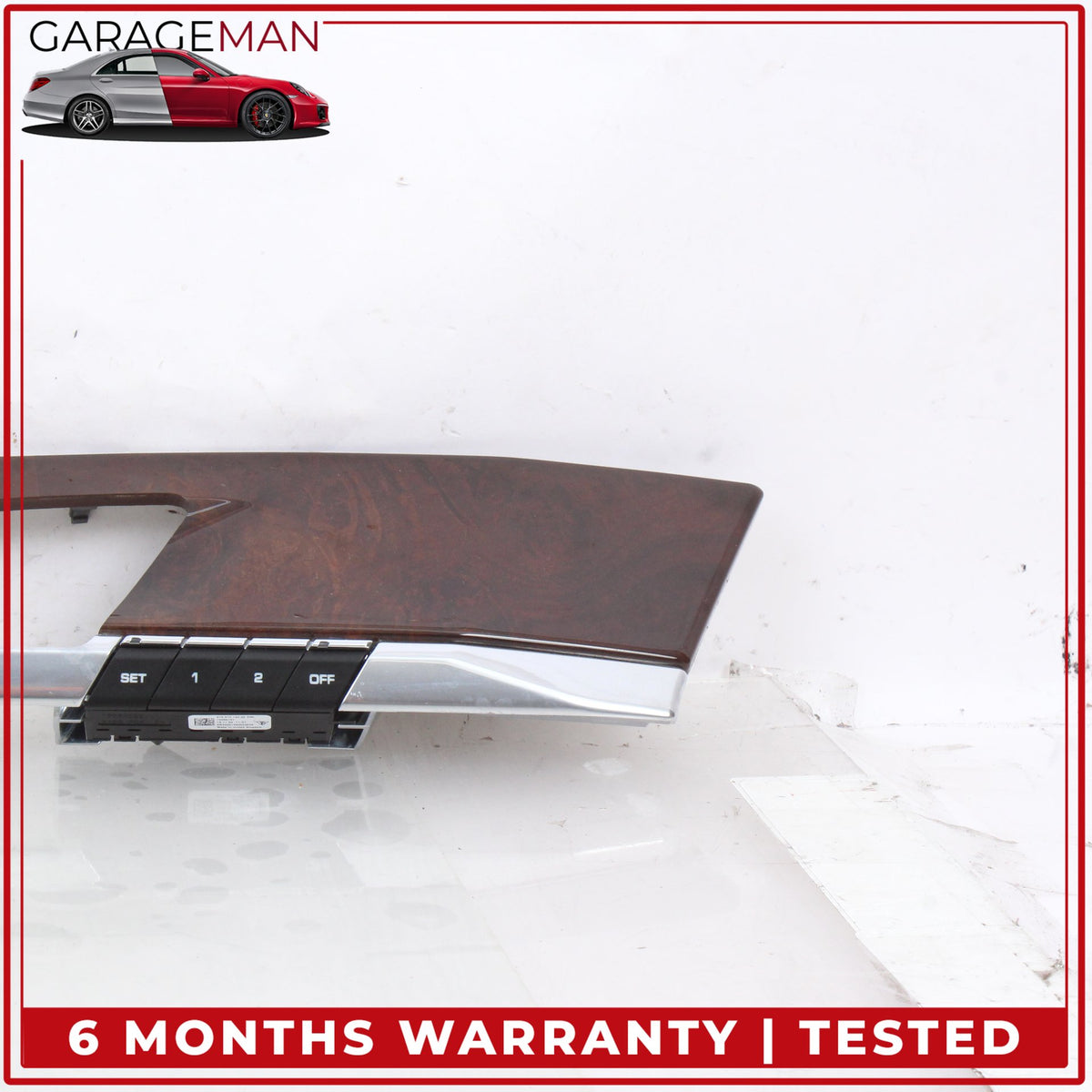 2010-2016 Porsche Panamera 970 Front and Rear Door Trim Cover Panel Wood Set OEM