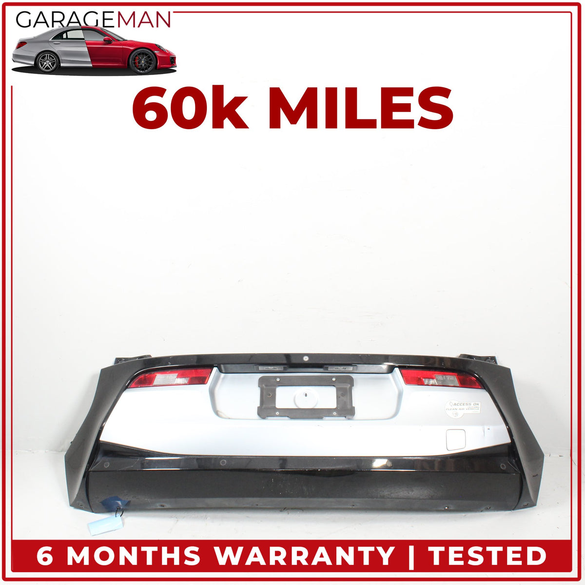 2014-2017 BMW i3 I01 Rear Bumper Cover w/ Tail Lights & Camera Assembly OEM