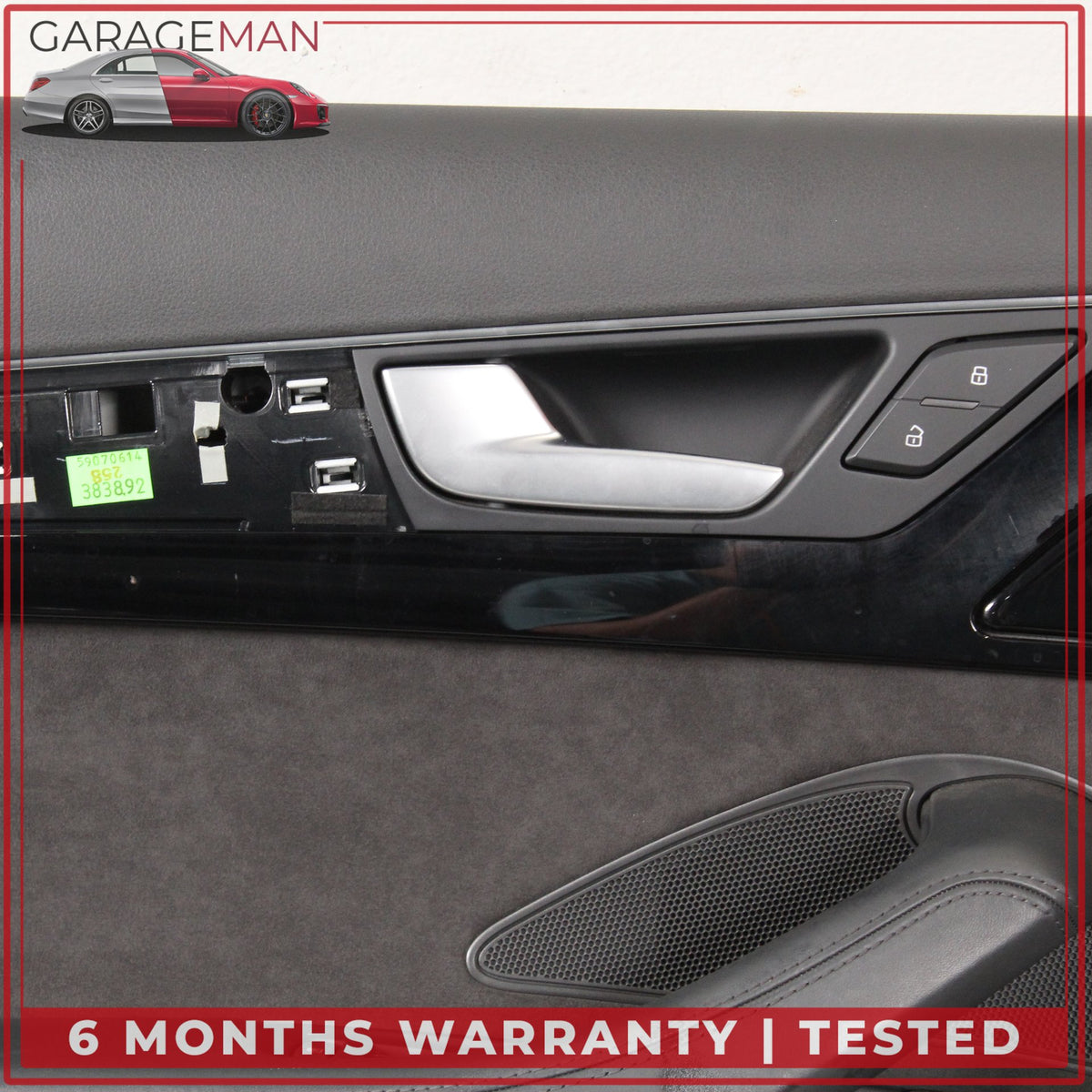 2011-2018 Audi A8 S8 Rear Left Driver Side Interior Door Trim Cover Panel OEM