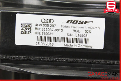 2012-2018 Audi A6 A7 Front Left Side Door Audio Subwoofer Speaker 4G0035297 OEM