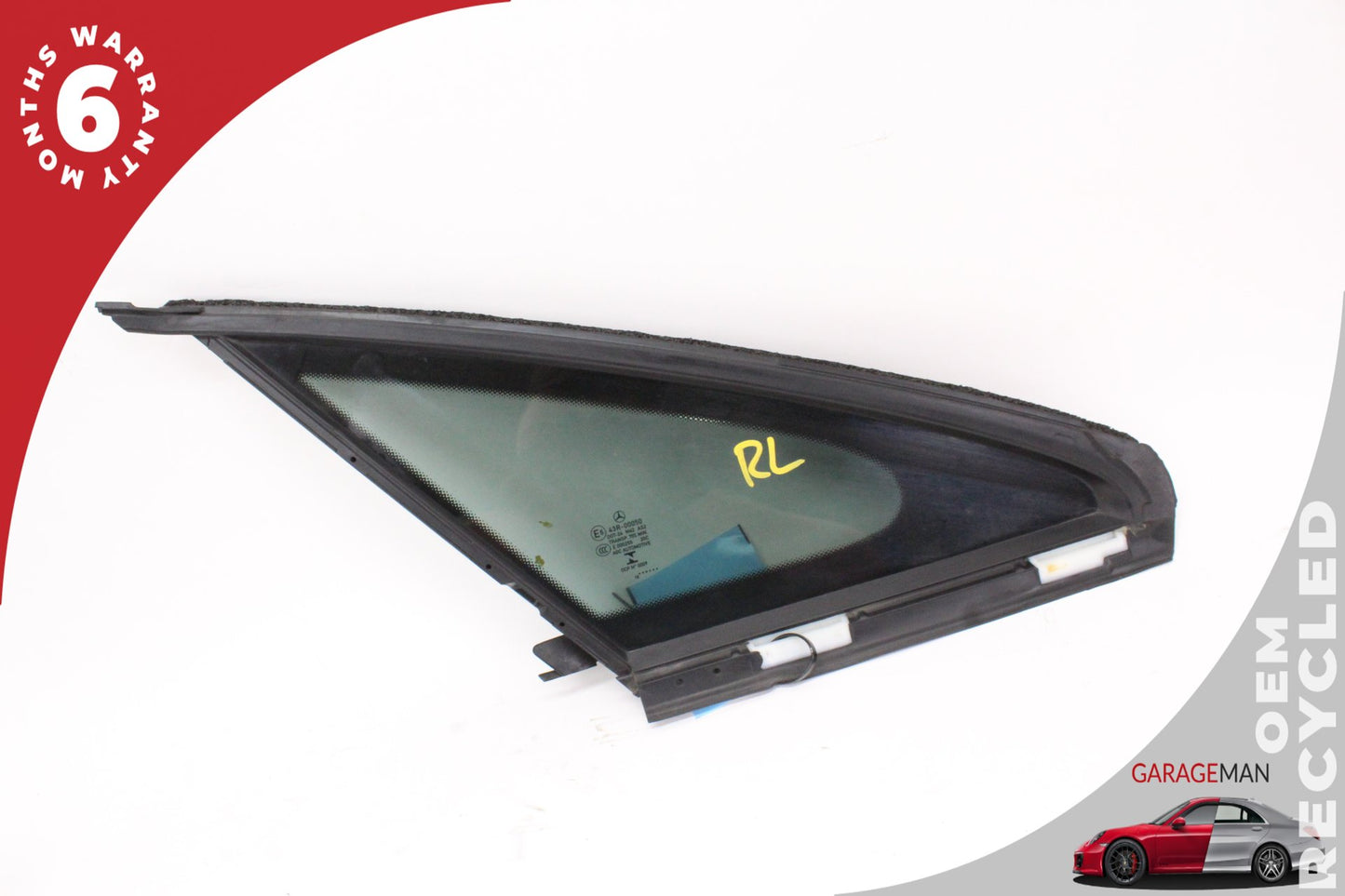 2018-2023 Mercedes W238 E450 E400 Coupe Rear Left Side Quarter Window Glass OEM