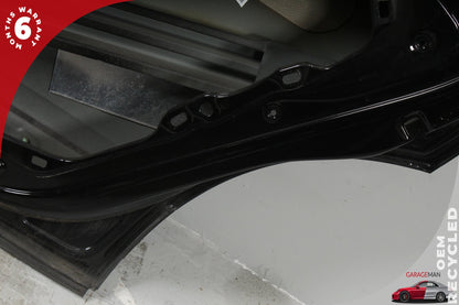 2011-2018 Porsche Cayenne 958 Rear Right Side Door Shell Black 95853301200 OEM