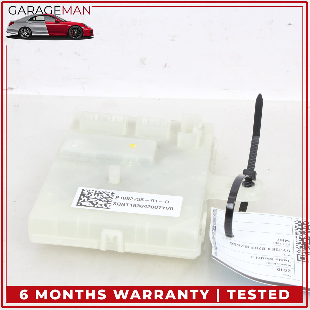 2017-2023 Tesla Model 3 Charge Charging Port Control Module Unit 109275591D OEM