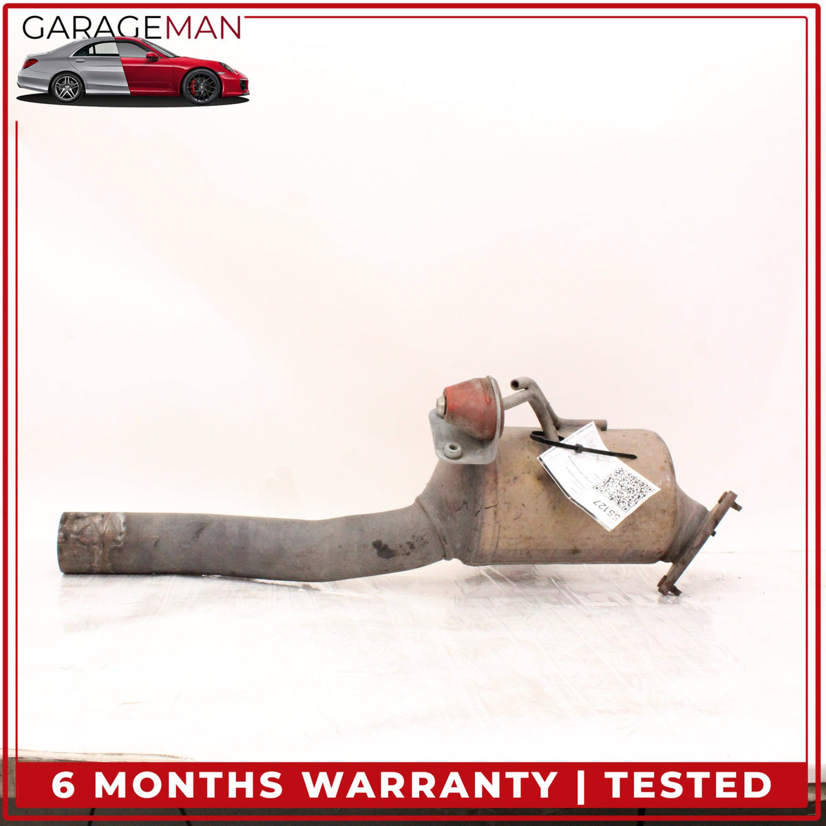 2003-2006 Porsche Cayenne 955 Rear Right Side Engine Exhaust Downpipe OEM
