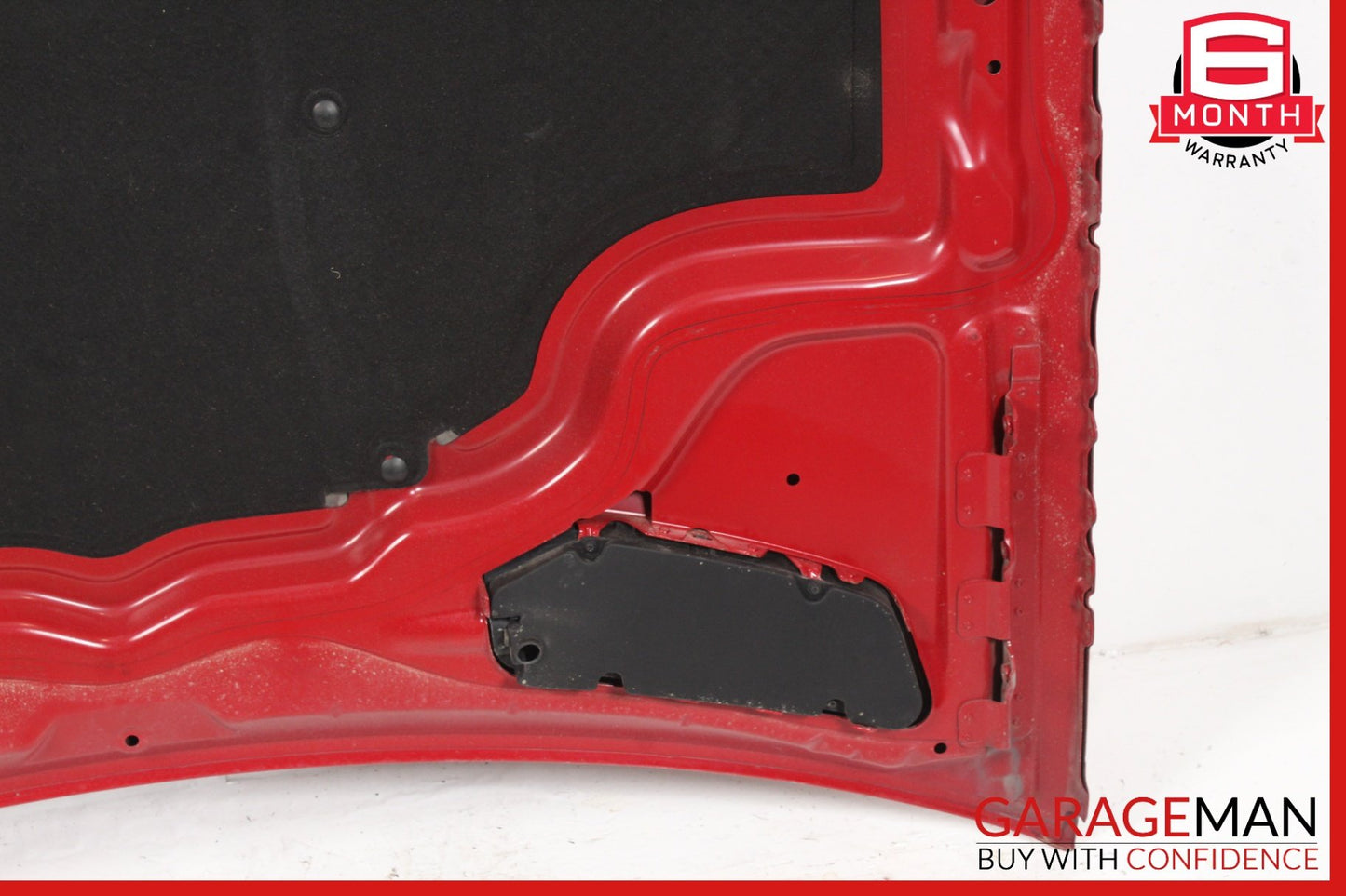 2003-2008 Mercedes R230 SL500 SL55 AMG SL550 Hood Cover Panel Assembly Red OEM