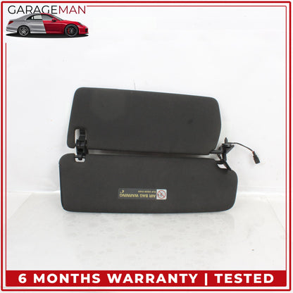 2007-2015 Audi Q7 4L SUV Front Left and Right Side Sun Visor Black 4L0857552 OEM