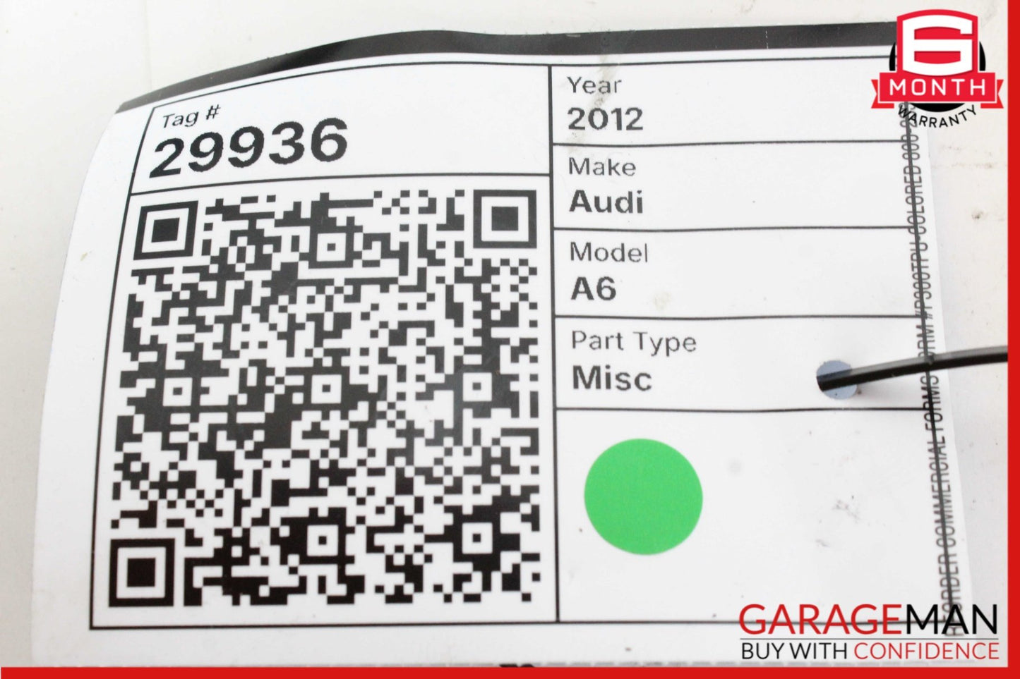 2012-2018 Audi A6 C7 Sedan Rear Trunk Camera Control Module 4G0907441A Genuine