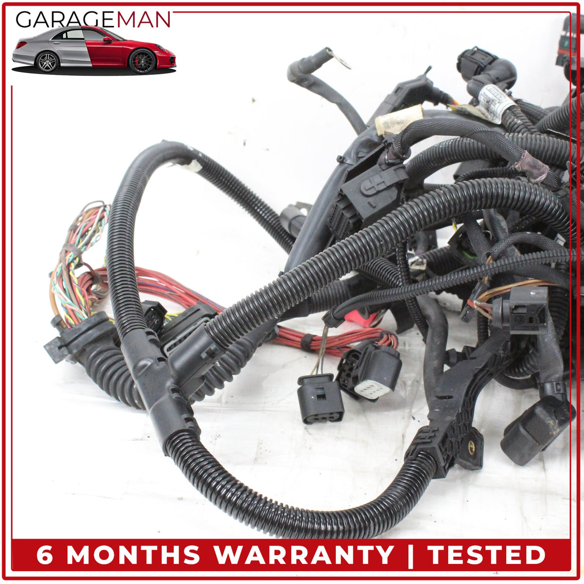 2012-2018 BMW 650i F06 N63 4.4L Engine Motor Wiring Harness Set 7633268 OEM