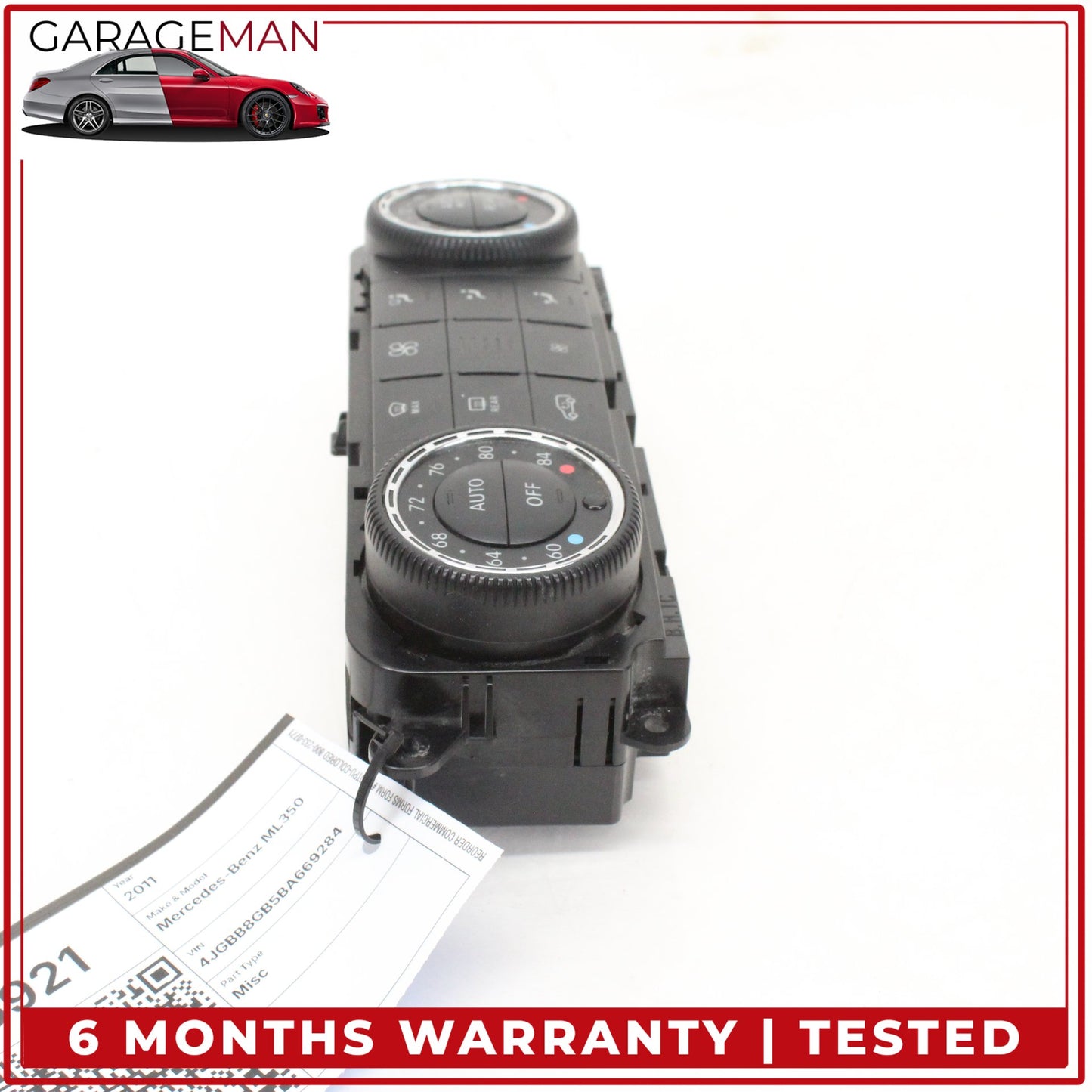 2007-2012 Mercedes X164 GL450 A/C Heater Climate Control Switch 2519063400 OEM