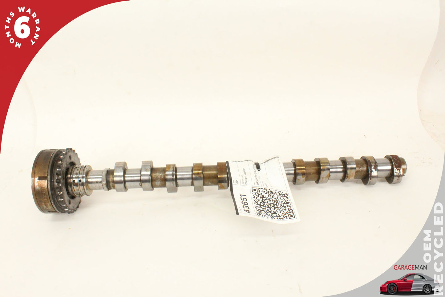 2008-2010 Porsche Cayenne 957 3.6L Exhaust Camshaft w/ Adjuster 03H109088A OEM