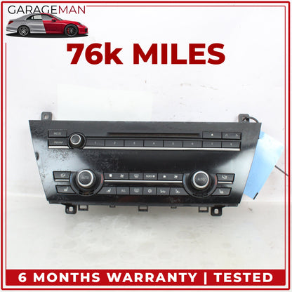 2012-2018 BMW 650i F13 Front Dash Radio Audio Climate Control Panel 9257250 OEM
