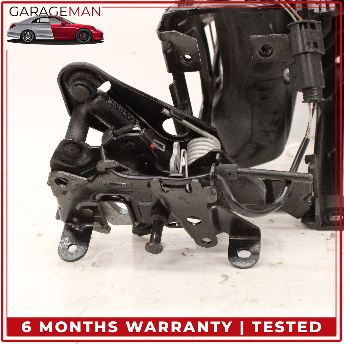 2009-2015 BMW 740i F01 Left Headlight Support Bracket Frame w/ Hood Latch OEM
