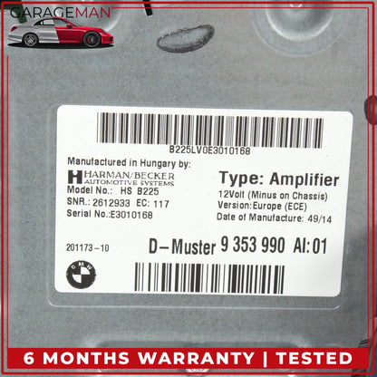 2014-2021 BMW i3 I01 Audio Sound Amplifier AMP Harman Becker 9353990 OEM