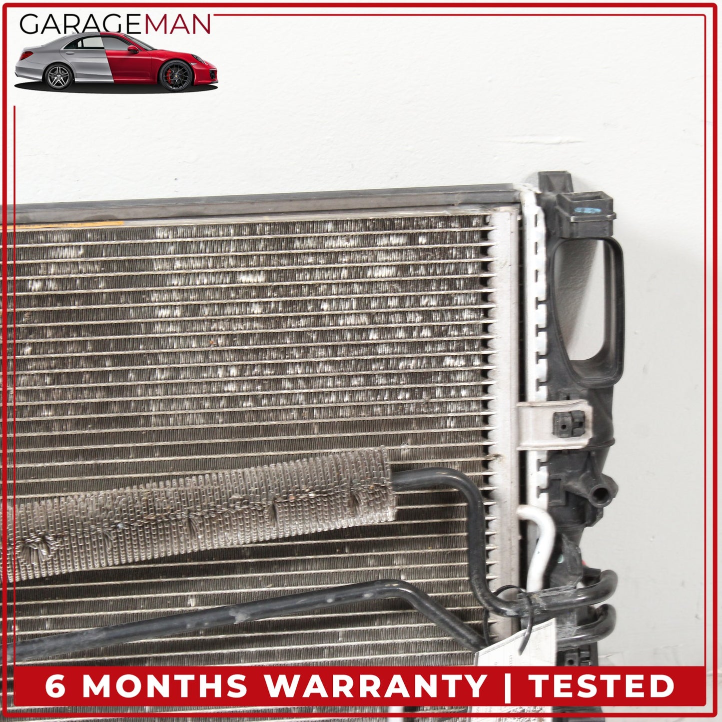 2006-2009 Mercedes-Benz E350 W211 Sedan Engine Cooling Radiator AC A/C Condenser 2115003702 OEM