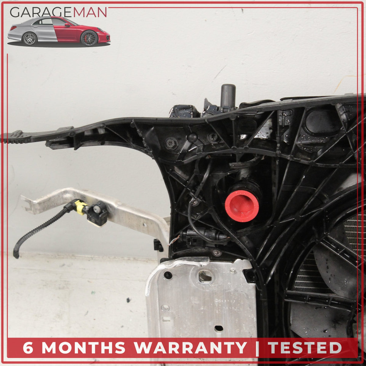 2012-2018 Audi A7 A6 Front Engine Cooling Radiator Core Support Assembly OEM