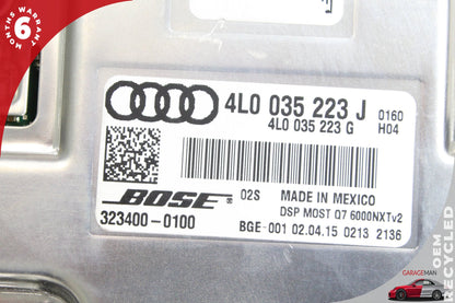 2010-2015 Audi Q7 SUV Audio Radio Sound Amplifier AMP Bose 4L0035223J OEM