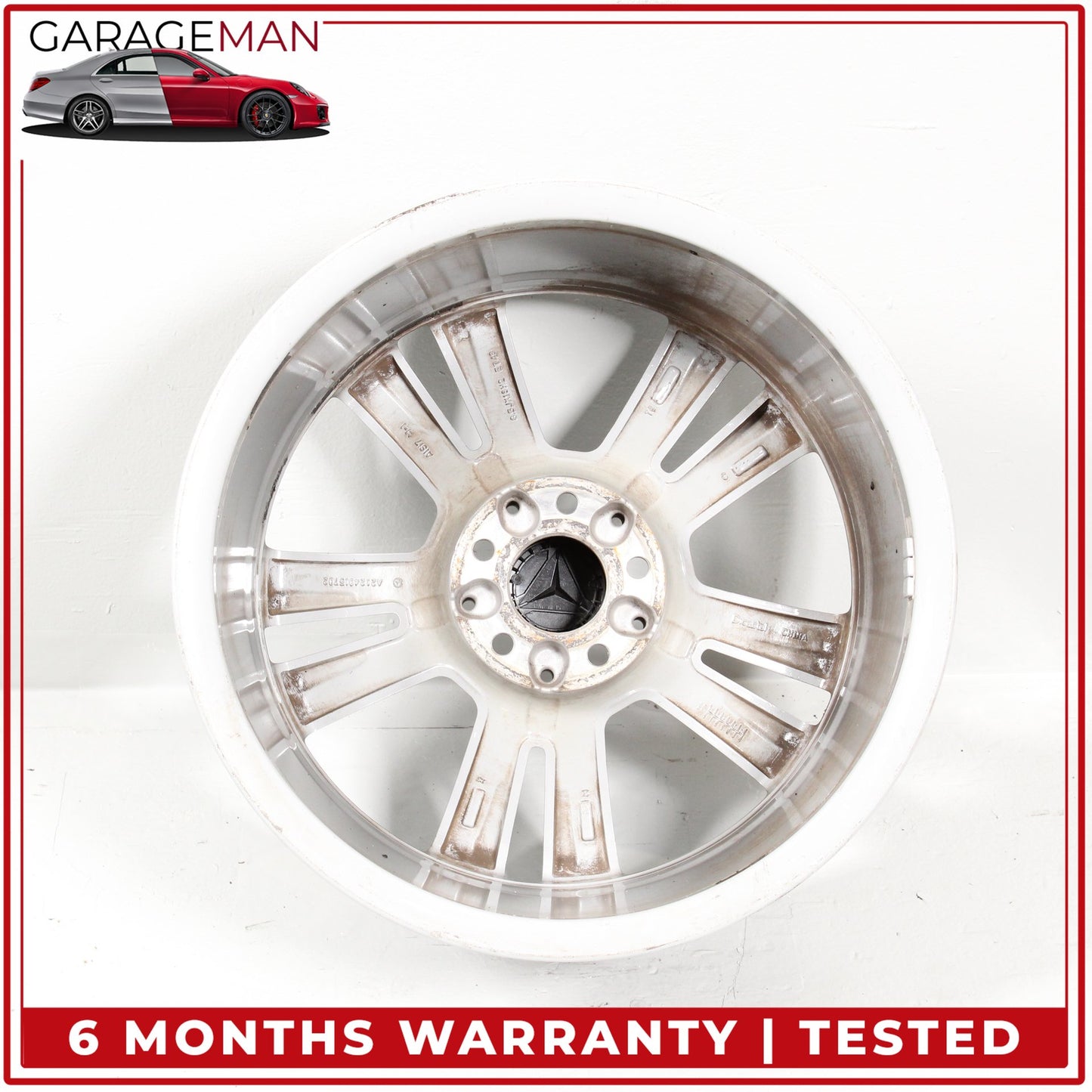 2014-2016 Mercedes W212 E350 Twin 5 Spoke Wheel Rim 8.5JX18H2ET48 2124015702 OEM