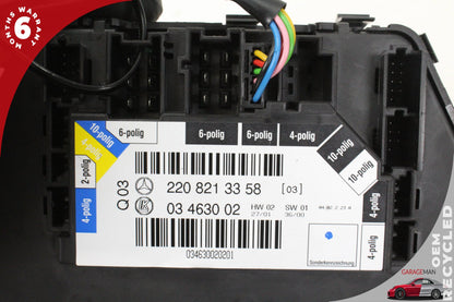 2000-2006 Mercedes W220 S500 Front Left Side Seat Control Switch 2208213358 OEM