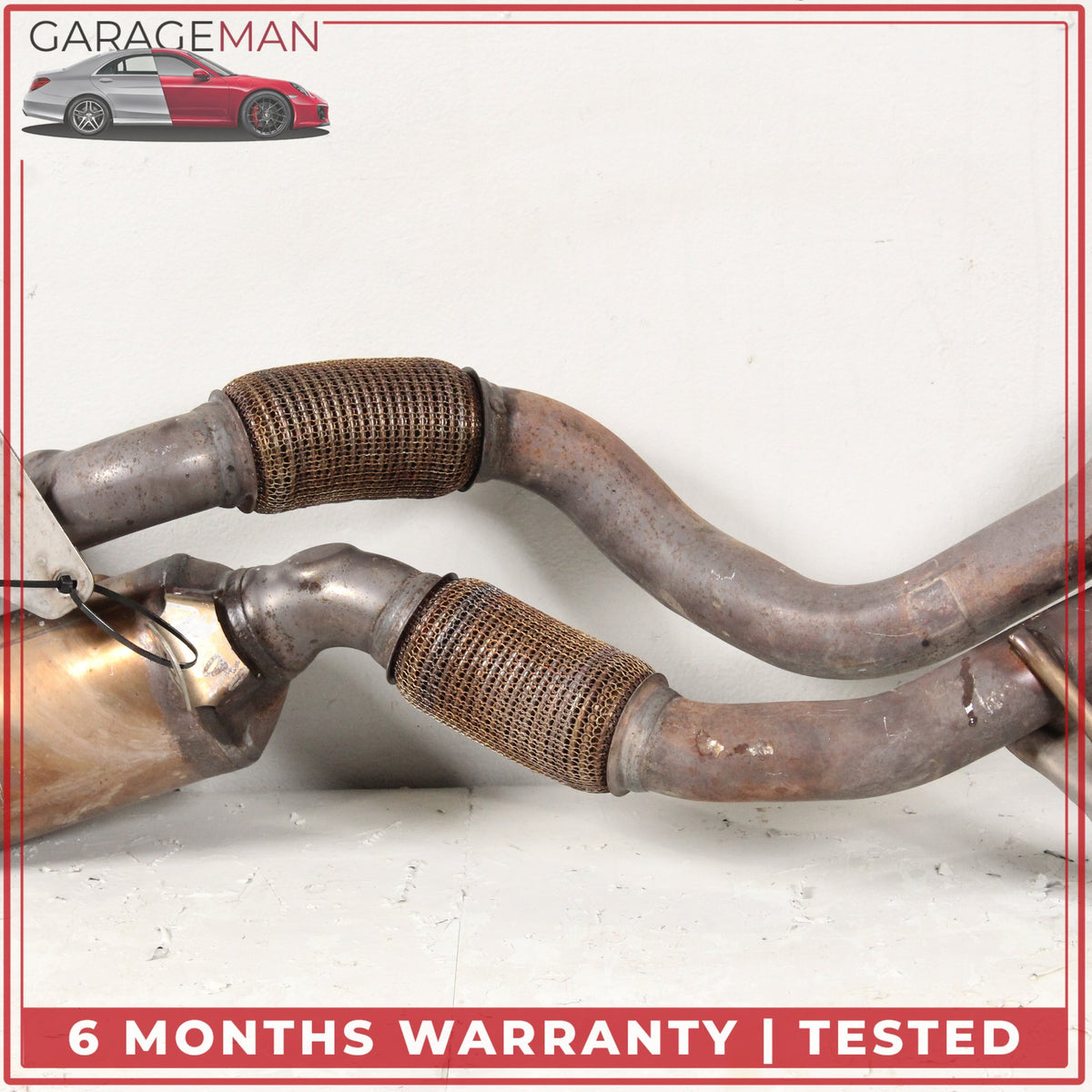 2011-2018 Porsche Cayenne 958 3.6L VR6 Left & Right Side Exhaust Downpipe OEM
