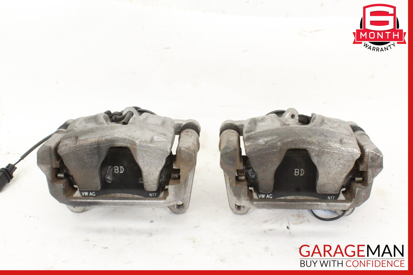 2017-2024 Audi A4 Rear Left and Right Side Brake Caliper Set 8W0405AS OEM