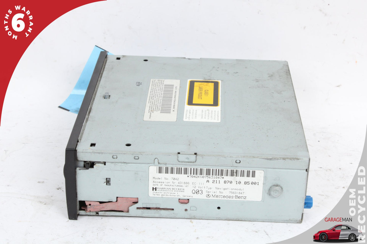 2002-2008 Mercedes W211 E350 E320 Car Navigation DVD CD Player 2118701085 OEM