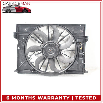 2006-2009 Mercedes W211 E350 Cooling Fan Blade w/ Shroud & Motor 2115001693 OEM