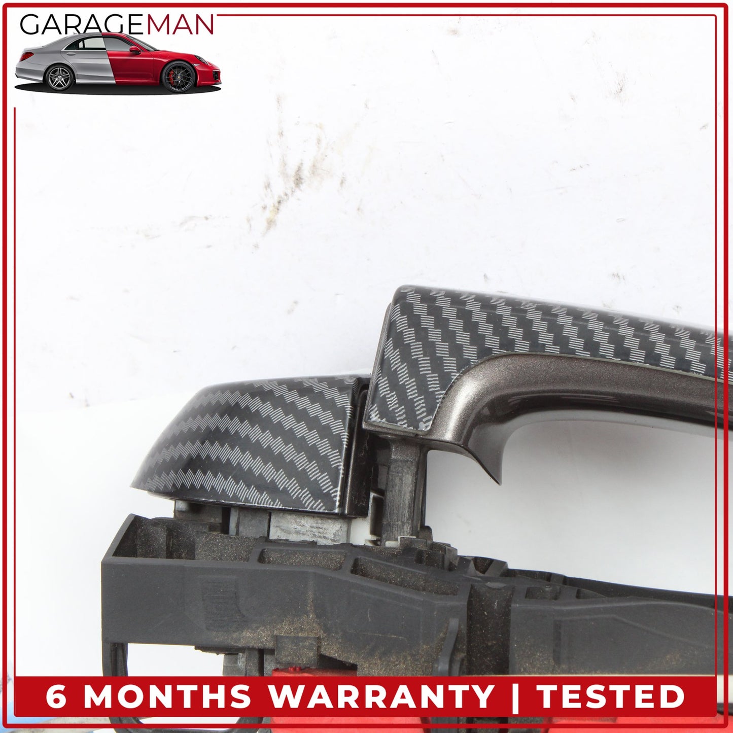2012-2018 BMW 328i F30 Front Left Exterior Door Handle Carbon Fiber 7321639 OEM