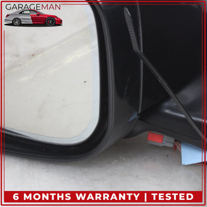 2010-2015 Jaguar XF X250 Front Left Side Door Rear View Mirror w/ Blind Spot OEM